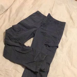 Grey cargo pants